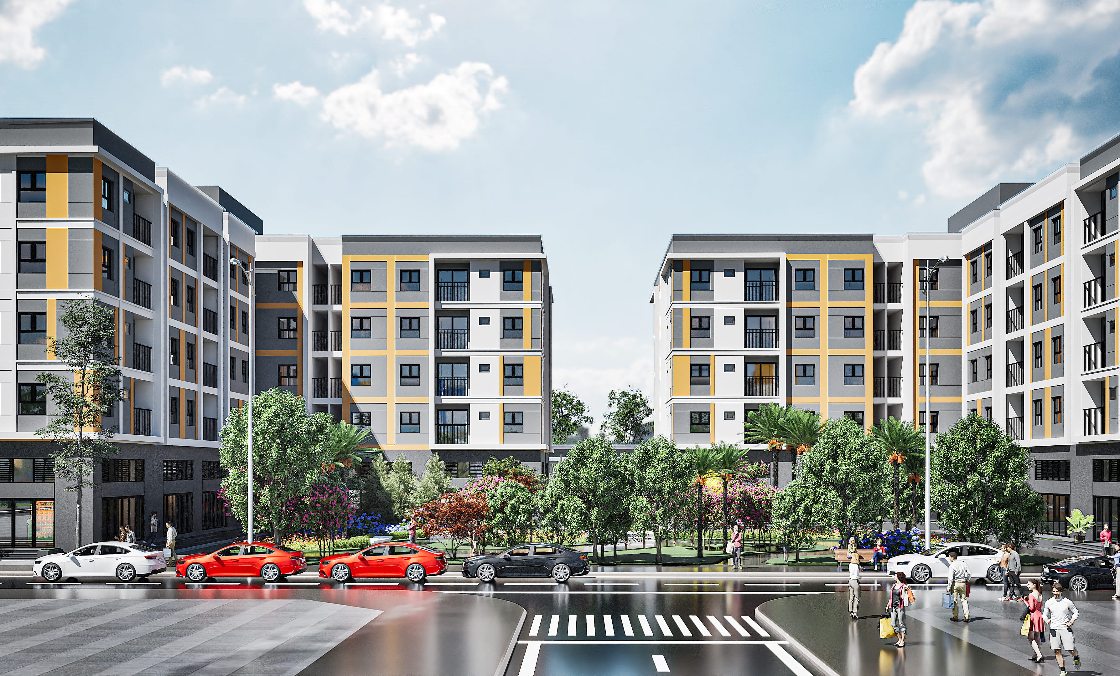 Không gian sống xanh tại Nghi Kim Central Vinh Nghệ An